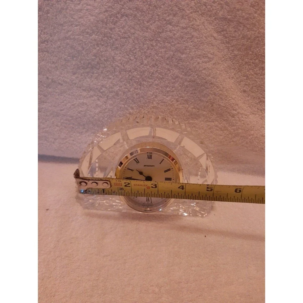 Shannon crystal vintage desk clock